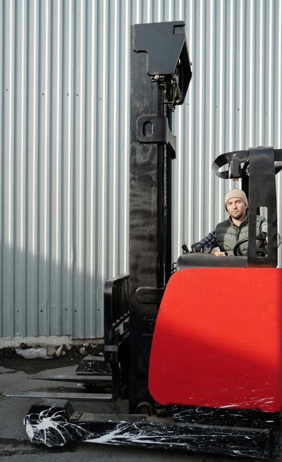 ezra forklift with operator rental dubai